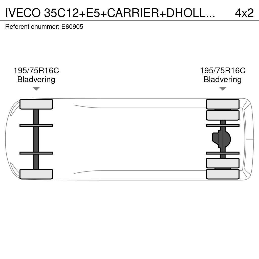 Iveco 35C12+E5+CARRIER+DHOLLANDIA Kylmä-/Lämpökorit