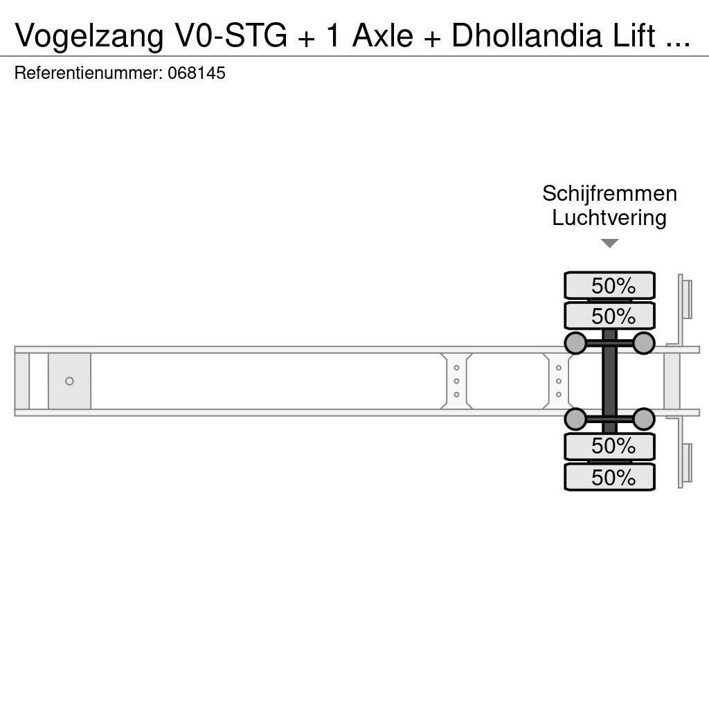 Vogelzang V0-STG + 1 Axle + Dhollandia Lift + Carrier Vector Kylmä-/Lämpökoripuoliperävaunut