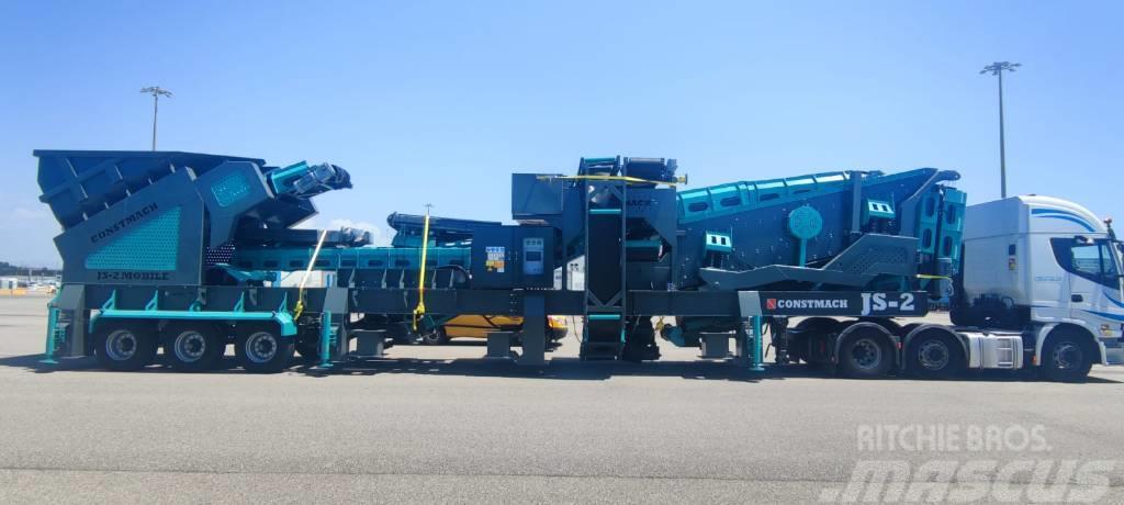 Constmach 120-150 TPH Mobile Crushing Plant Jaw & Impact Mobiilimurskaimet