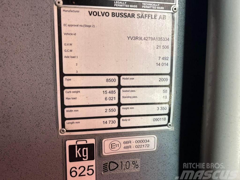 Volvo B12M 8500 6x2 58 SATS / 18 STANDING / EURO 5 Linjaliikennebussit