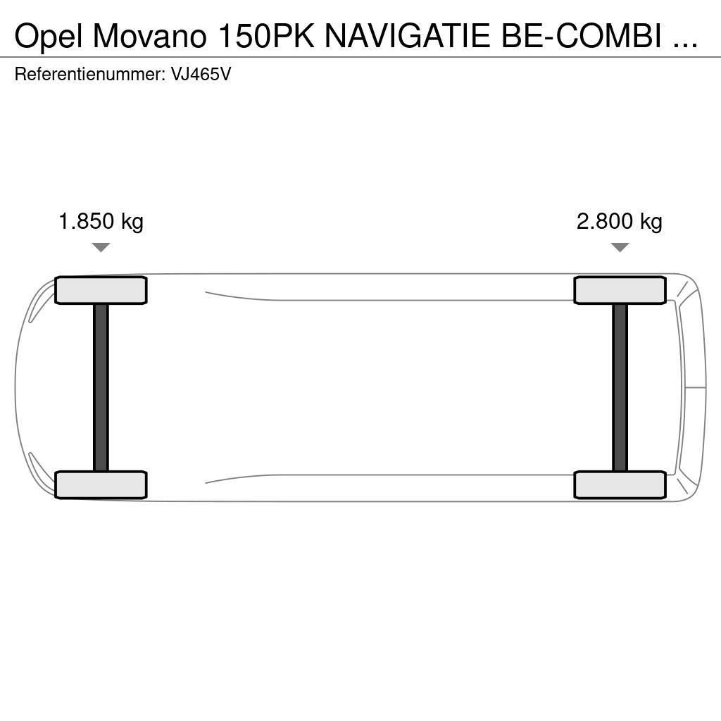 Opel Movano 150PK NAVIGATIE BE-COMBI LOADCAP 3-TON Muut autot
