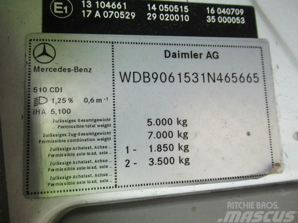 Mercedes-Benz Sprinter 510CDI Kipper + Zij-belading Side-loader Jäteautot