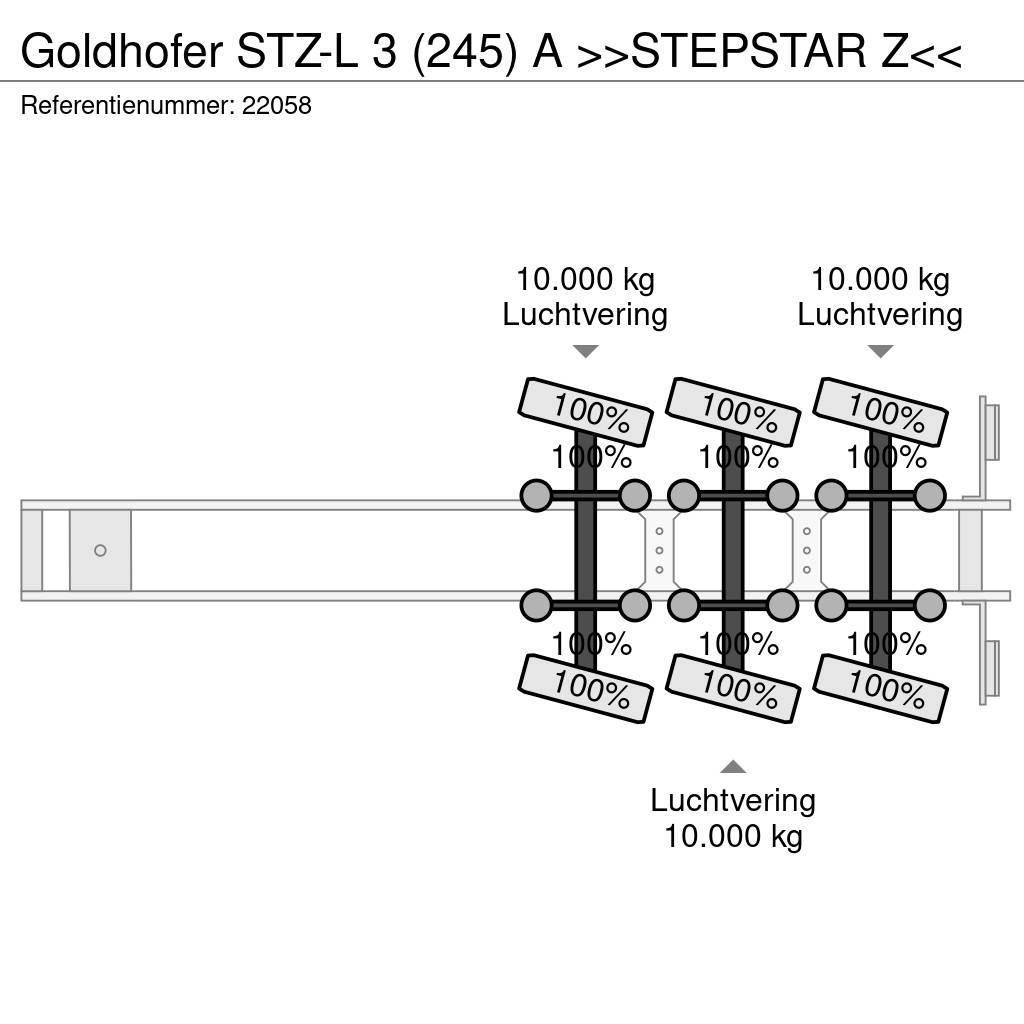 Goldhofer STZ-L 3 (245) A >>STEPSTAR Z<< Puoliperävaunulavetit