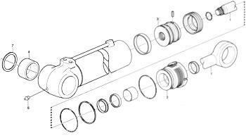 Volvo Kit reparare cilindru hidraulic - VOE15173429 Hydrauliikka