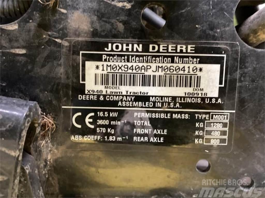 John Deere X940 Perässäkäveltävät leikkurit
