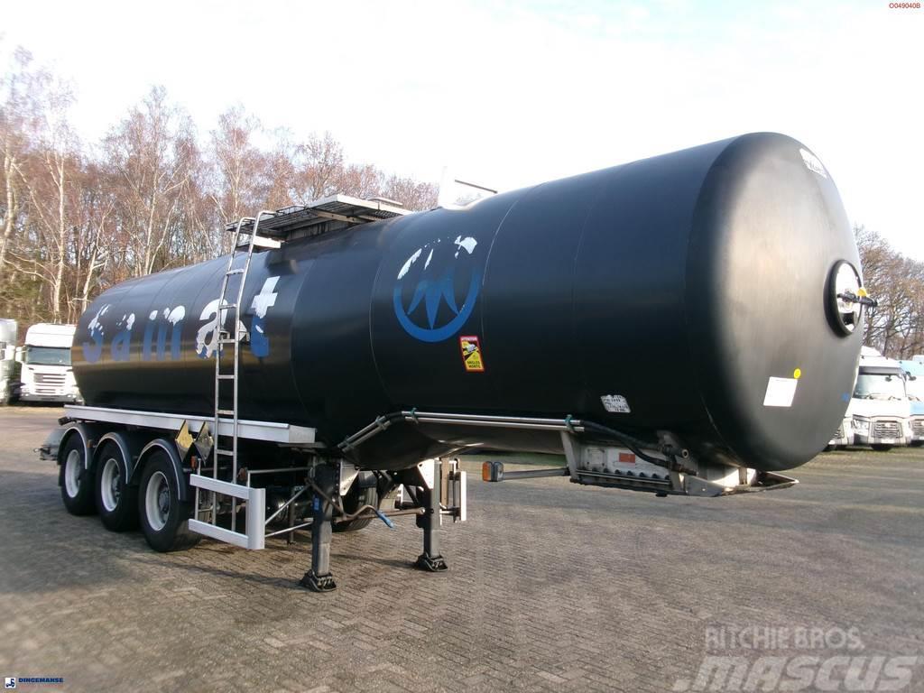 Magyar Bitumen tank inox 29.5 m3 / 1 comp + pump / ADR 13 Säiliöpuoliperävaunut