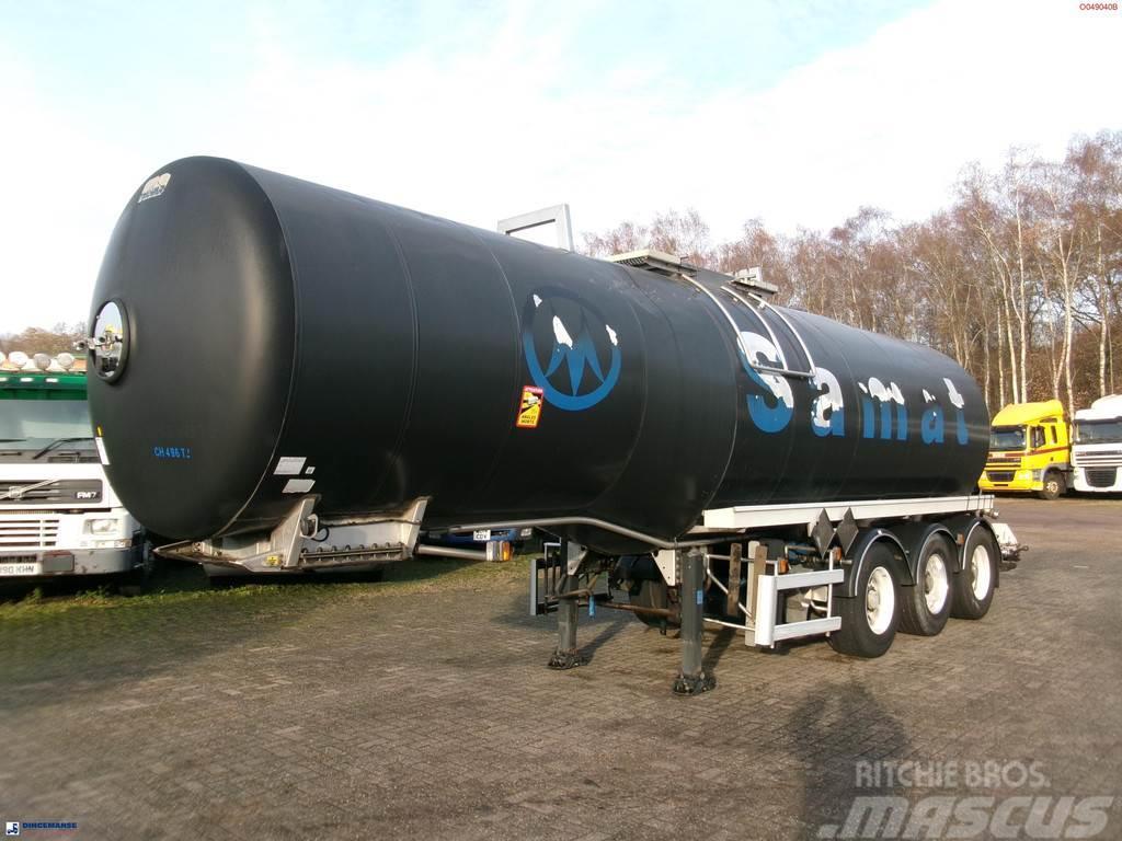 Magyar Bitumen tank inox 29.5 m3 / 1 comp + pump / ADR 13 Säiliöpuoliperävaunut