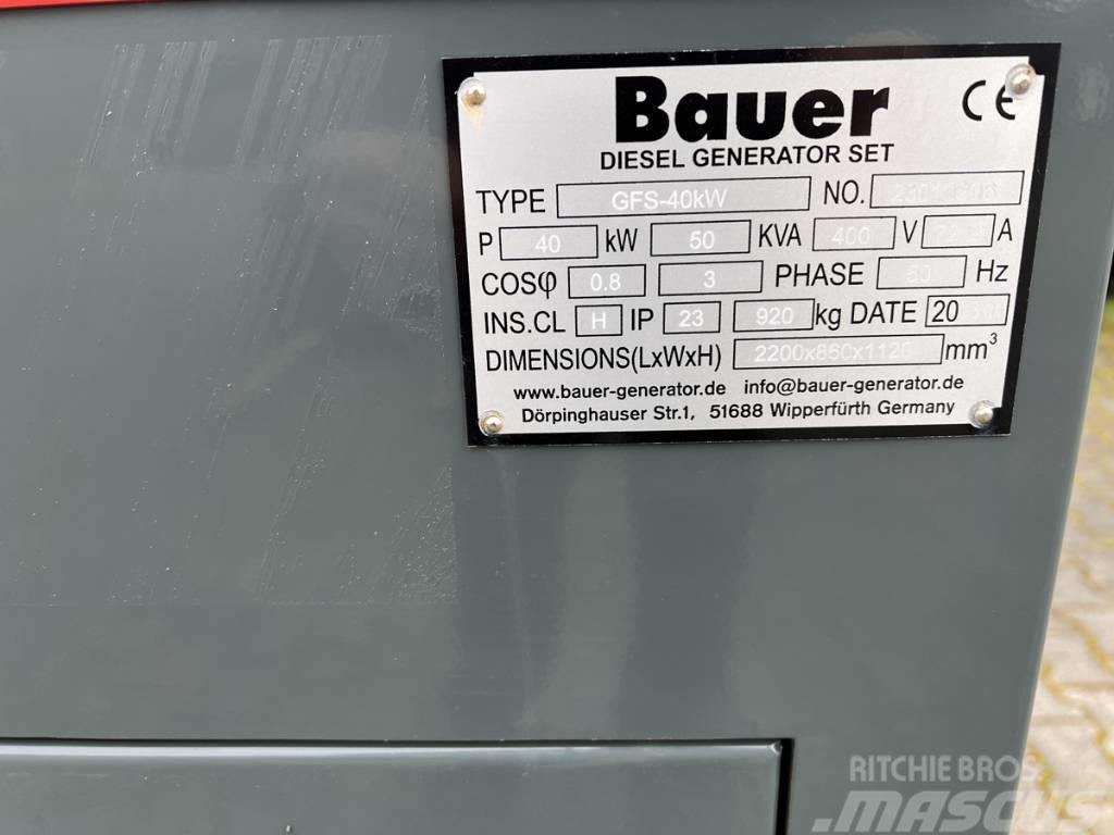 Bauer Aggregaat 50 KVA Dieselgeneraattorit