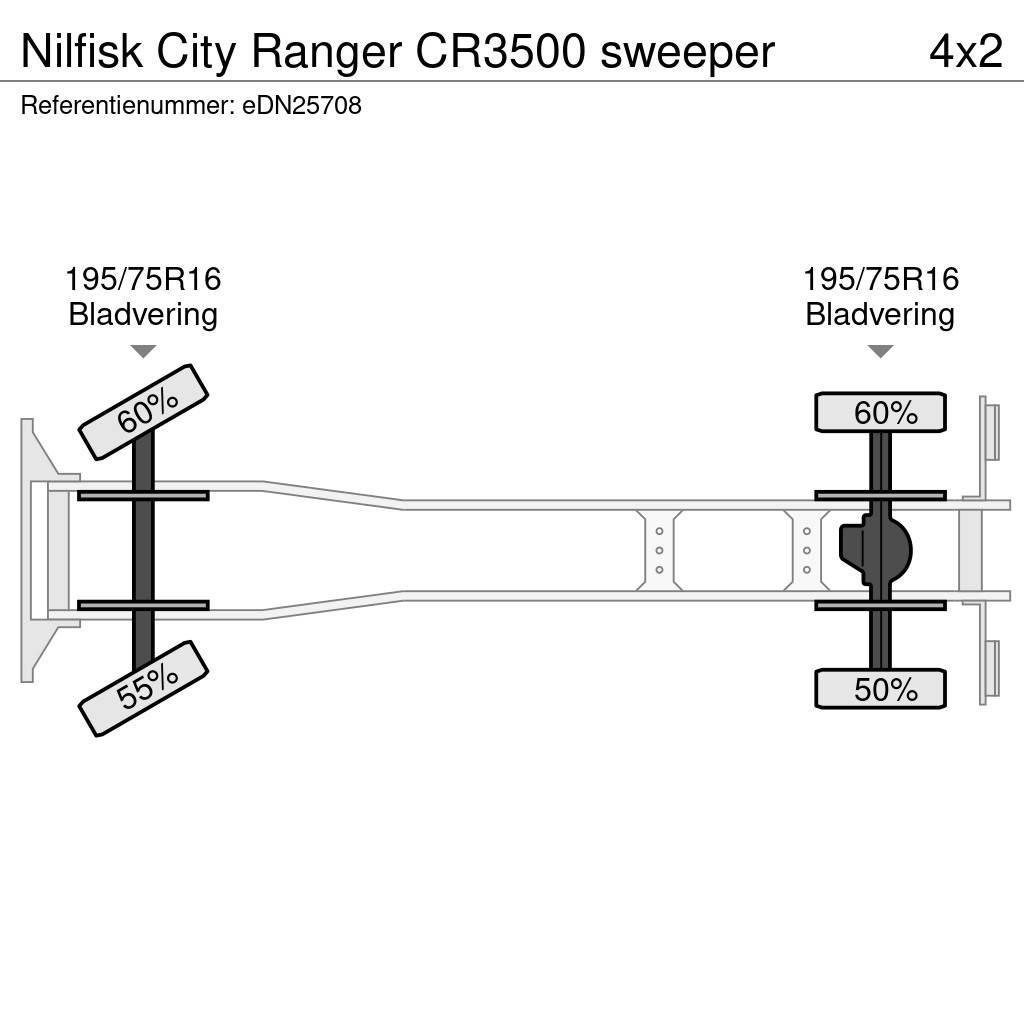 Nilfisk City Ranger CR3500 sweeper Paine-/imuautot