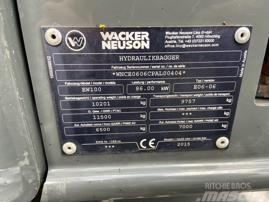 Wacker Neuson EW100 Pyöräkaivukoneet