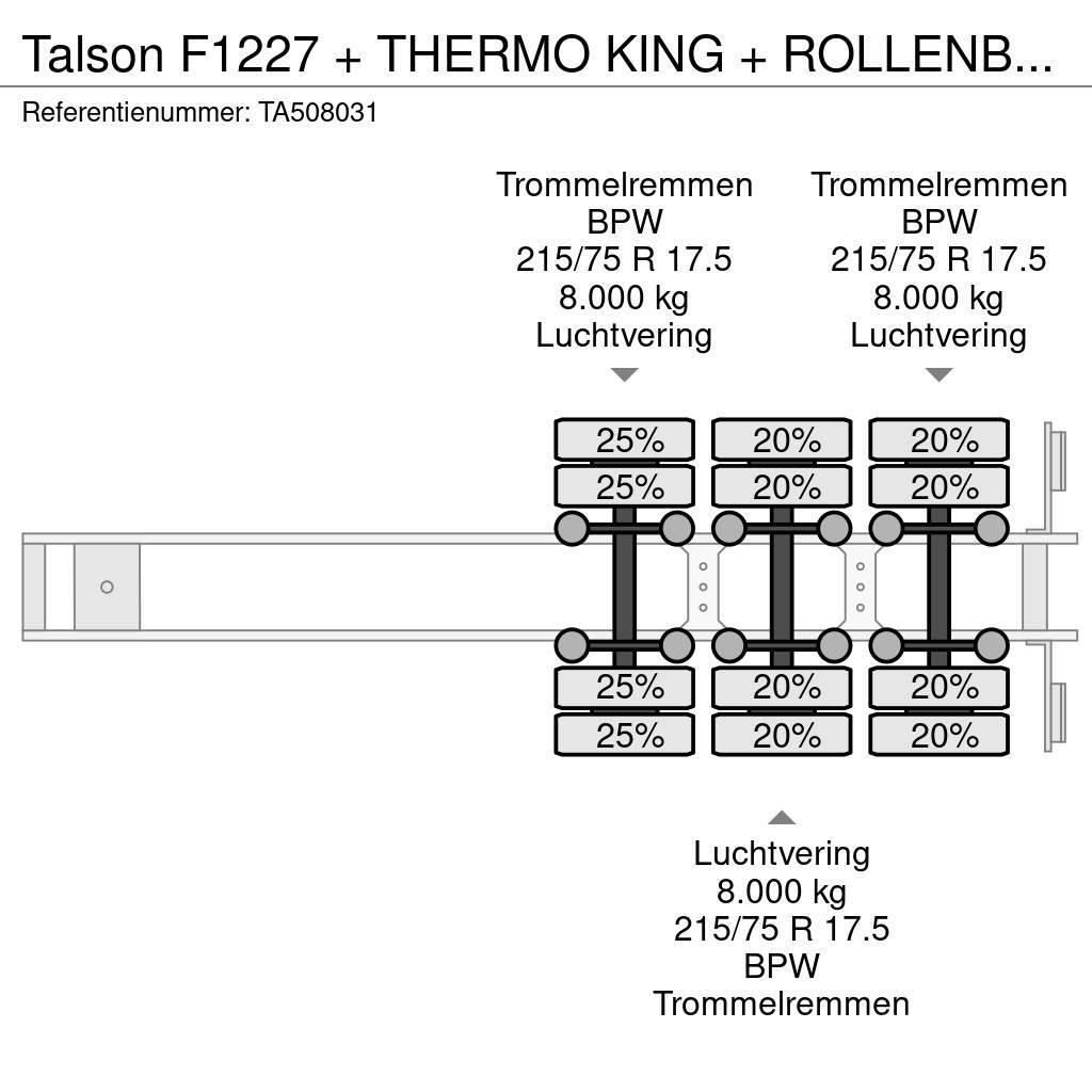 Talson F1227 + THERMO KING + ROLLENBANEN - MEGA Kylmä-/Lämpökoripuoliperävaunut