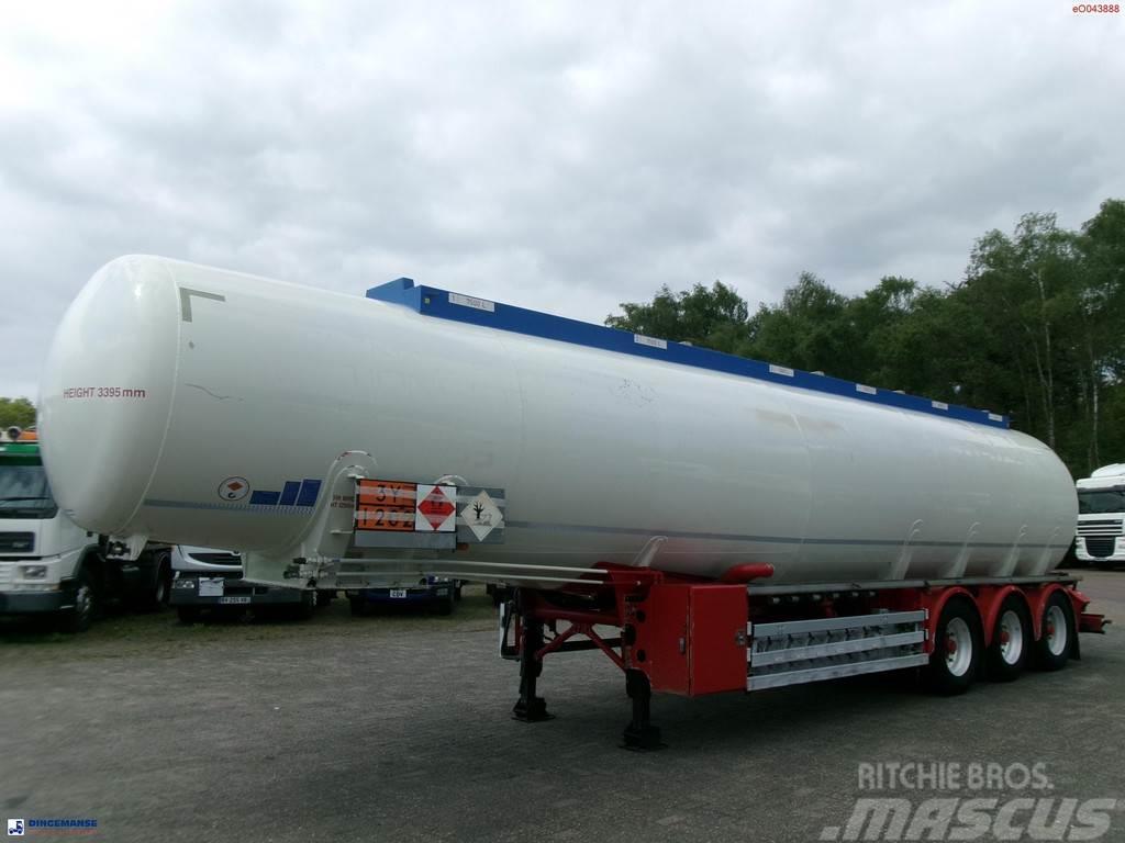 Feldbinder Fuel tank alu 44.6 m3 + pump Säiliöpuoliperävaunut