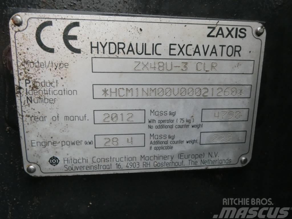 Hitachi ZX 48 U-3 Minikaivukoneet < 7t