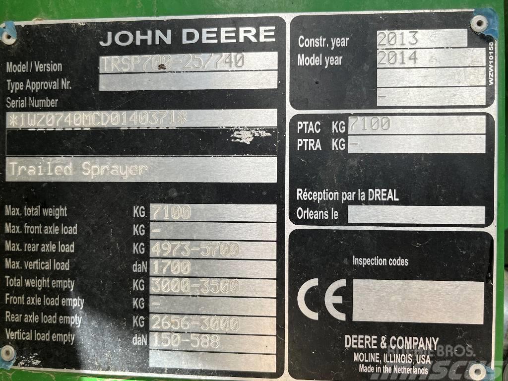 John Deere M 740 i Dismantled: only spare parts Hinattavat ruiskut