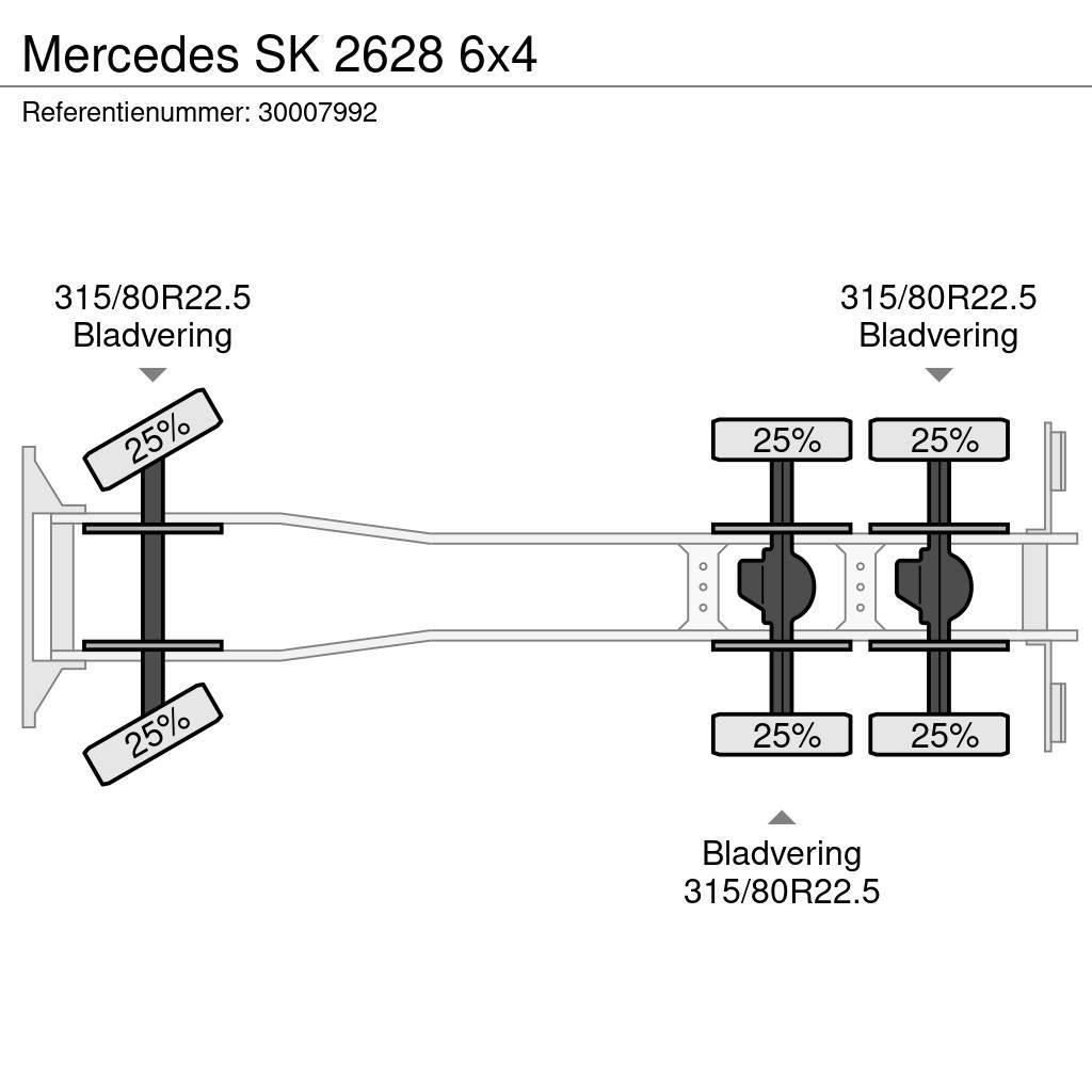 Mercedes-Benz SK 2628 6x4 Sora- ja kippiautot