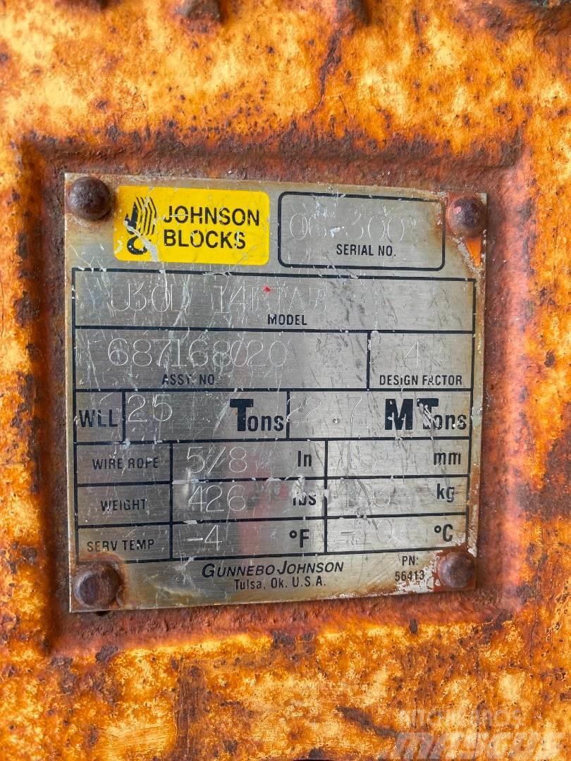 Johnson J30D 14BTAB Nosturien osat ja lisävarusteet