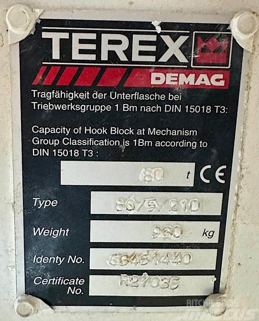 Terex Demag R27035 Nosturien osat ja lisävarusteet