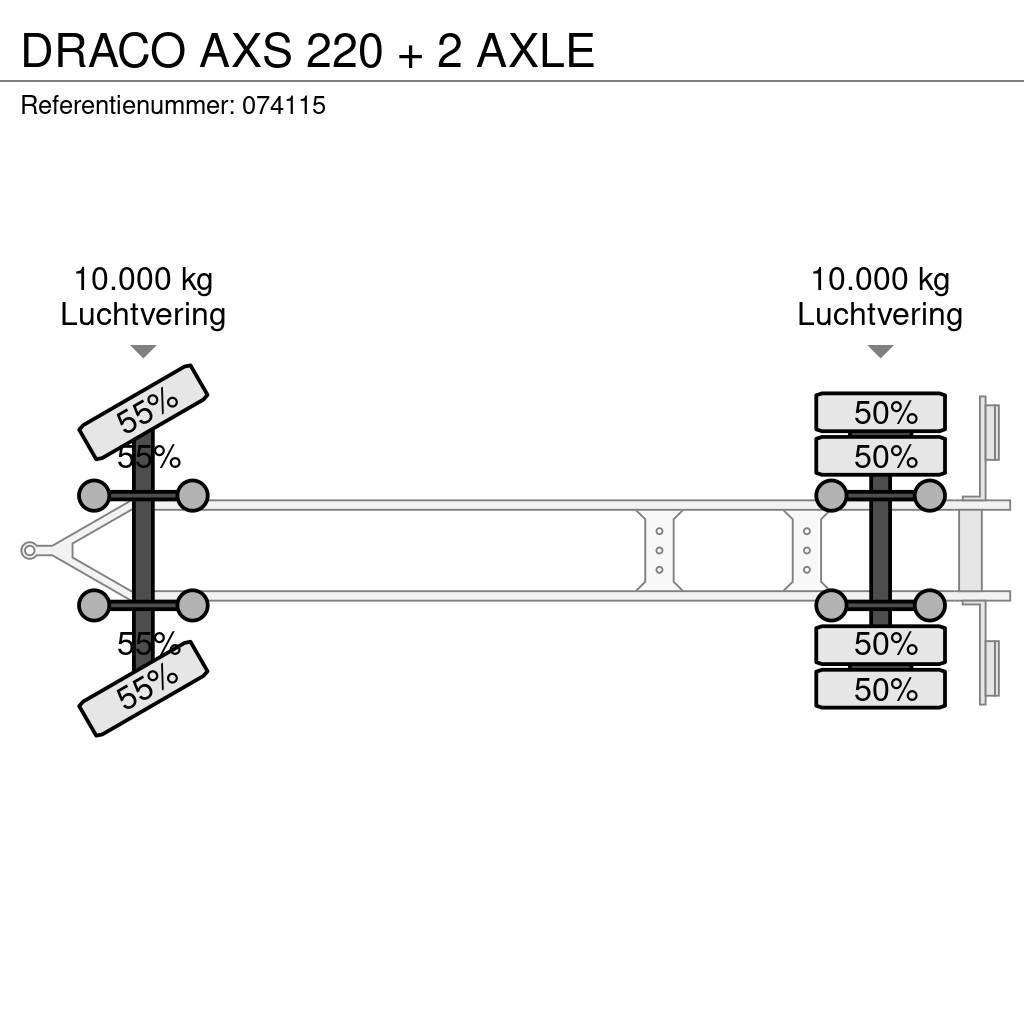 Draco AXS 220 + 2 AXLE Pressukapelliperävaunut