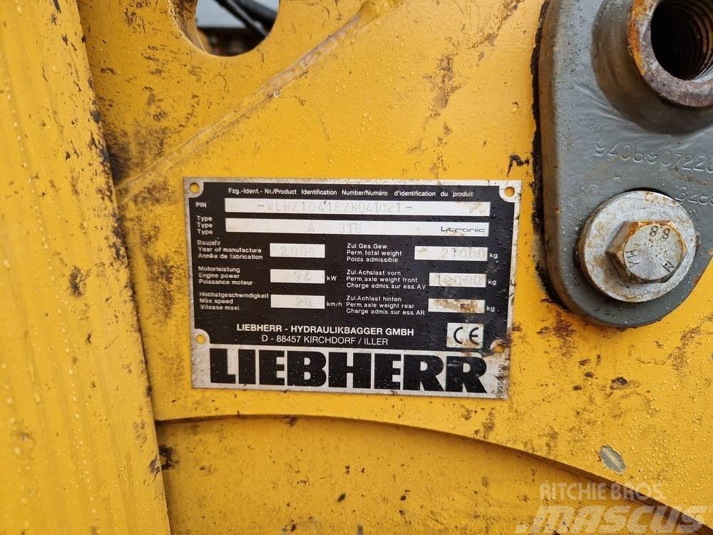 Liebherr A 316 Litronic Jätteenkäsittelijät