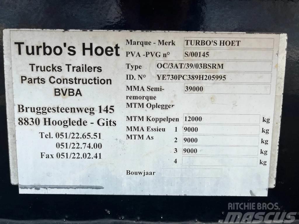  Turbo'sHoet 1x20ft - BPW - ADR(FL,AT,OX) - Perfect Konttipuoliperävaunut