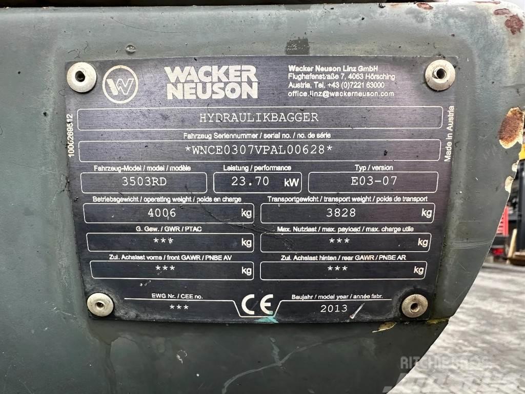 Wacker Neuson 3503 RD Minikaivukoneet < 7t