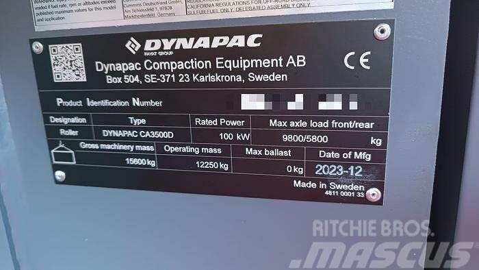 Dynapac CA3500D Muut maanmuokkauskoneet ja lisävarusteet