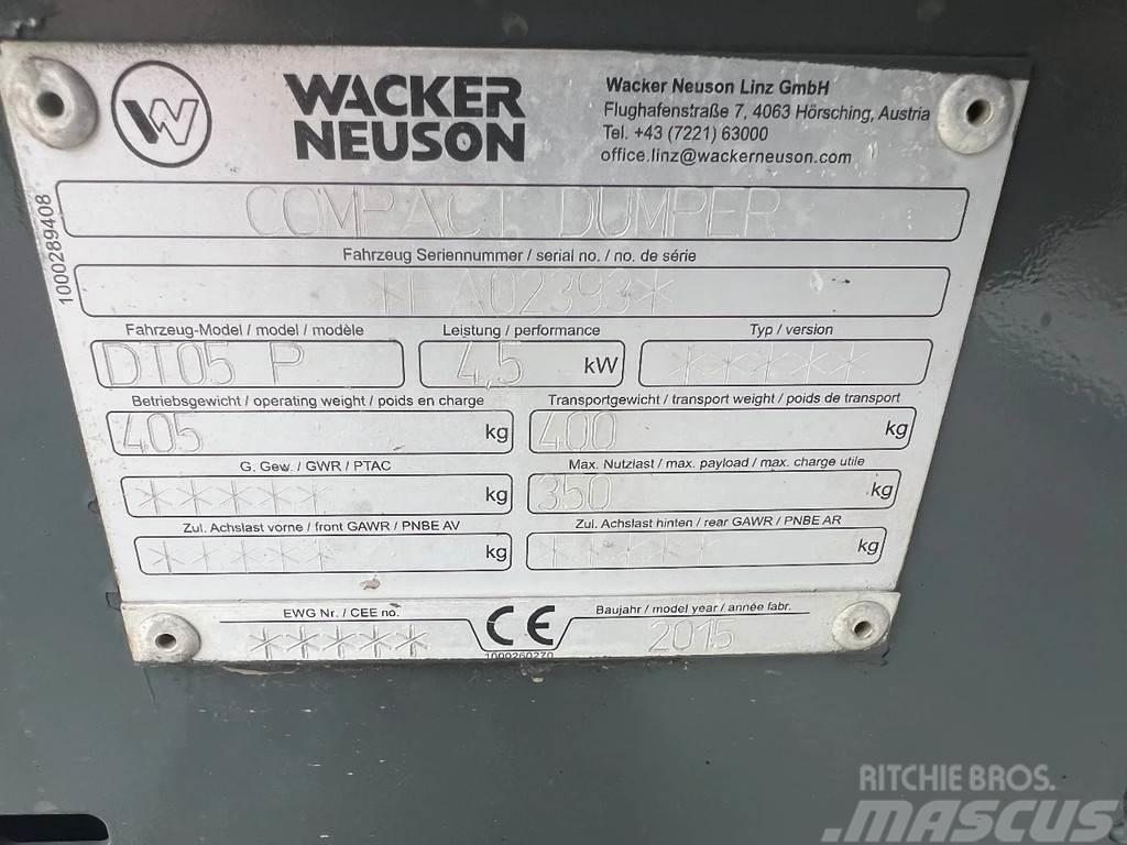 Wacker Neuson DT05P Minidumpperit