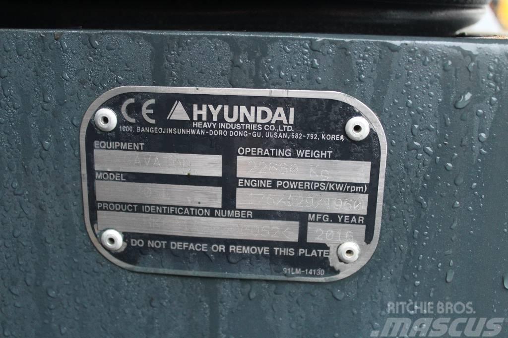 Hyundai HX 220 L / Pyörittäjä, Leica 3D, Rasvari, Lämmitin Telakaivukoneet