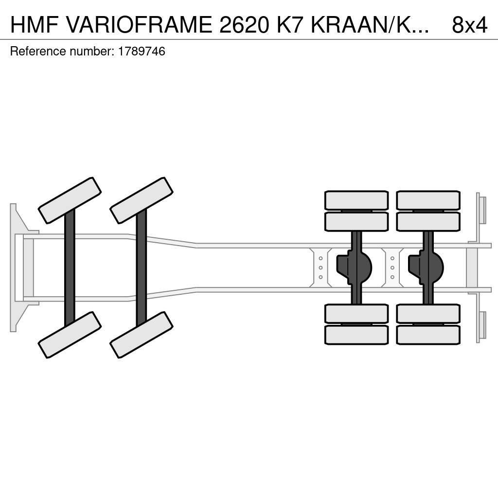 HMF VARIOFRAME 2620 K7 KRAAN/KRAN/CRANE/GRUA Nosturiautot