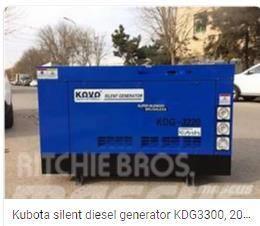 Kubota genset diesel generator set LOWBOY Dieselgeneraattorit