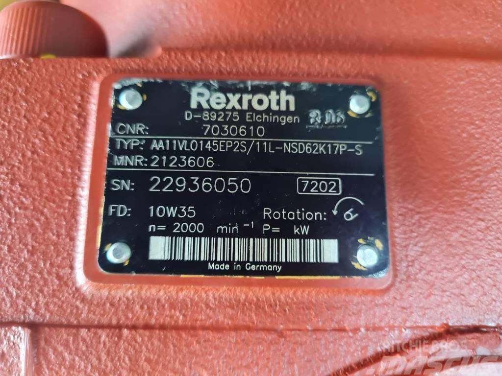 Rexroth A11VLO145EP2S/11L-NSD62K17P-S Harvesterit