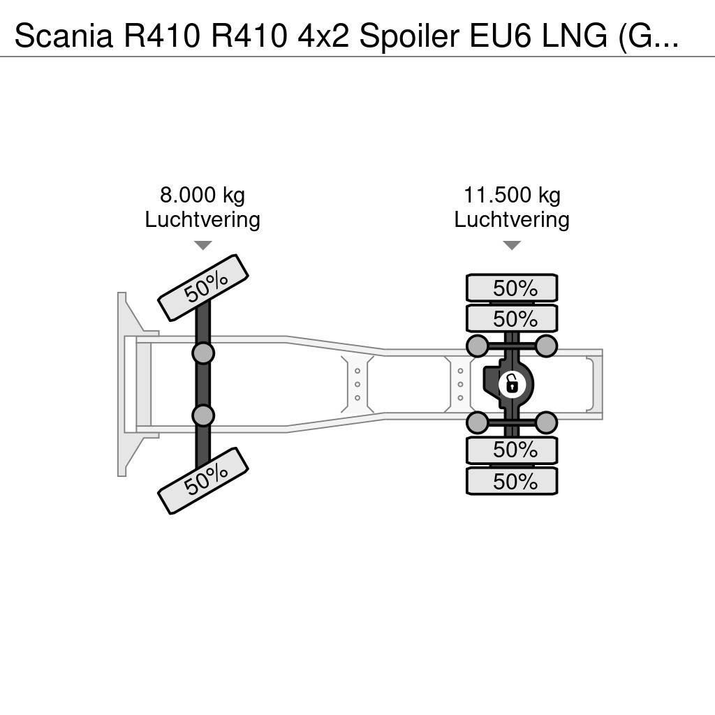 Scania R410 R410 4x2 Spoiler EU6 LNG (GAS) Automatik Vetopöytäautot