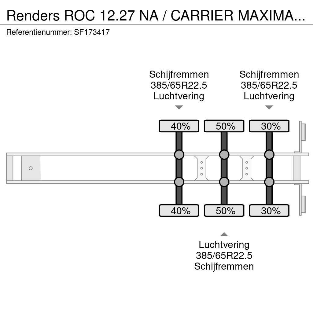 Renders ROC 12.27 NA / CARRIER MAXIMA 1200 DPH Kylmä-/Lämpökoripuoliperävaunut