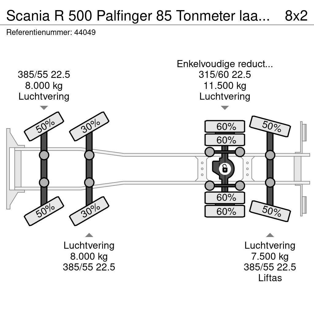 Scania R 500 Palfinger 85 Tonmeter laadkraan Mobiilinosturit