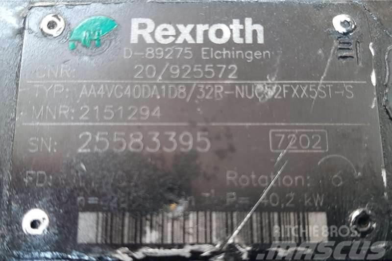 Bosch Rexroth Variable Displacement Piston Pump Muut kuorma-autot