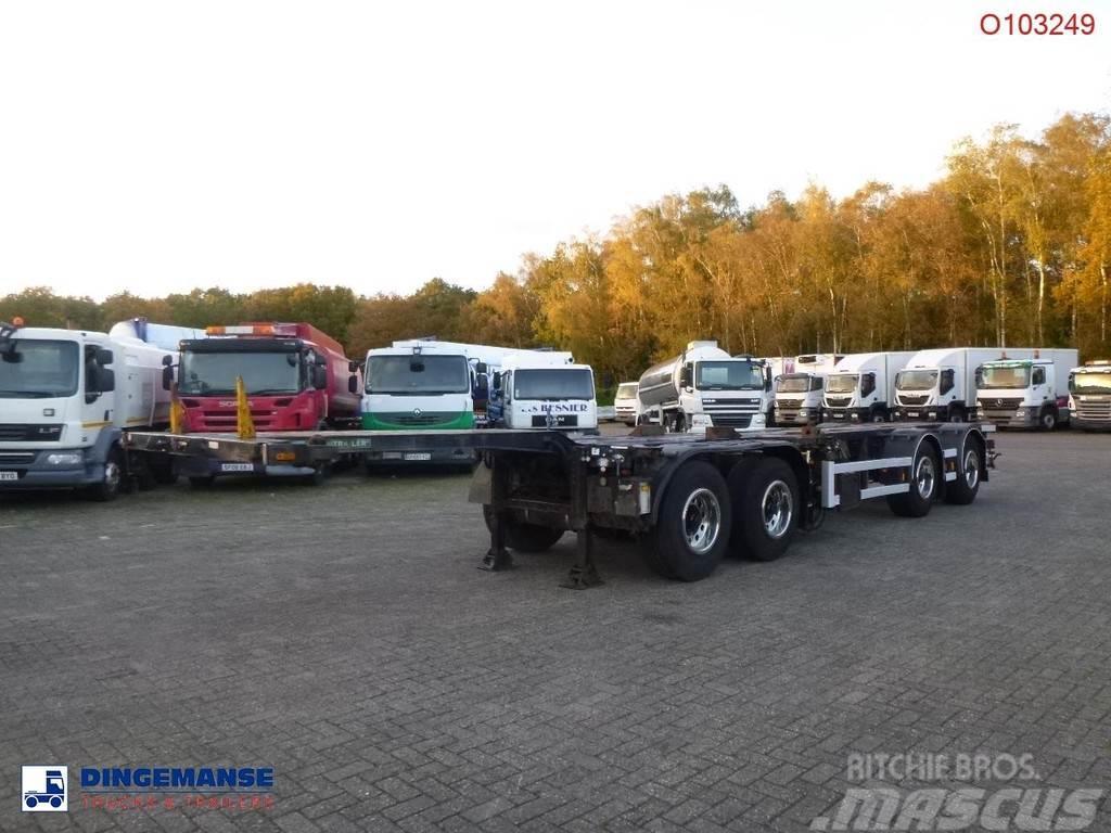 D-tec 4-axle container combi trailer (2 + 2 axles) Konttipuoliperävaunut