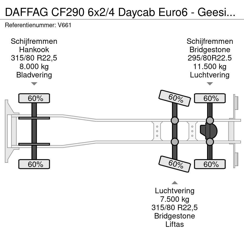DAF FAG CF290 6x2/4 Daycab Euro6 - Geesink GPMIII 20H2 Jäteautot