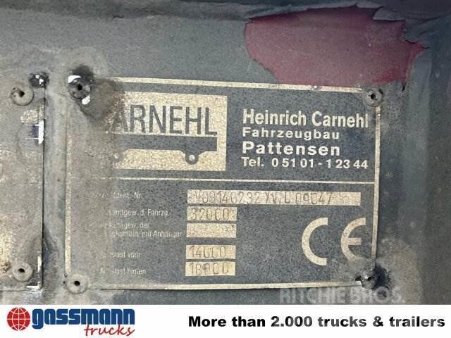 Carnehl 2-Achs Kippauflieger, Stahlmulde ca. 22m³, Kippipuoliperävaunut