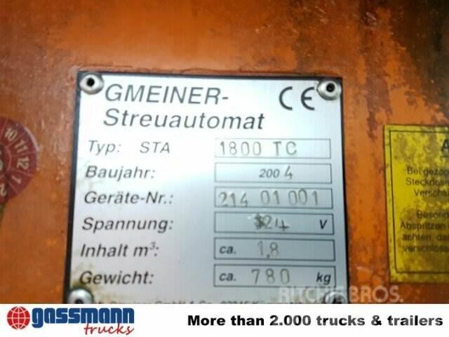 Gmeiner Streuautomat STA 1800 TC mit Lisävarusteet ja komponentit