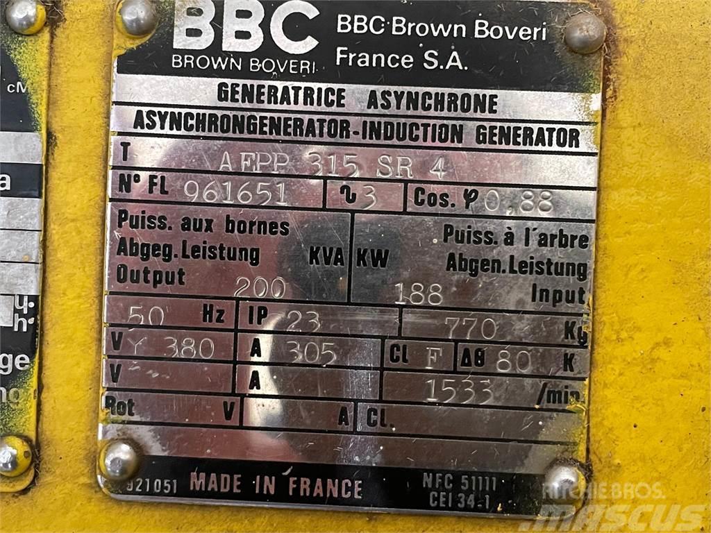  200 kVA MWM G234 generatoranlæg m/ BBC generator o Muut generaattorit
