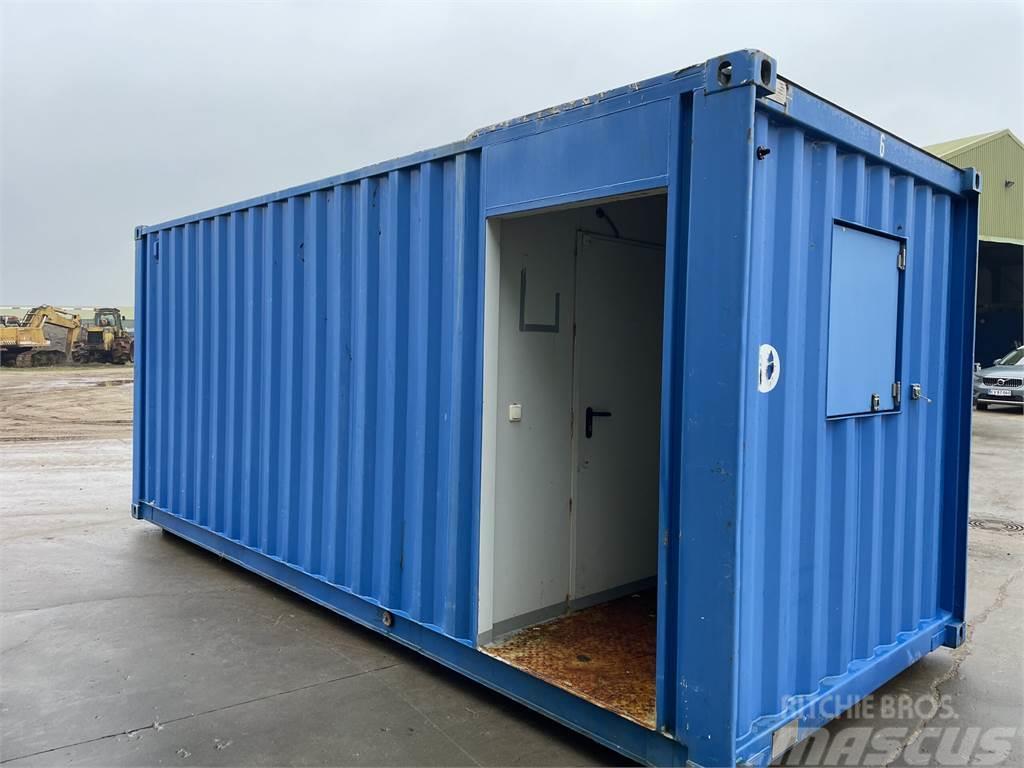  20FT container, isoleret med svalegang. Varastokontit