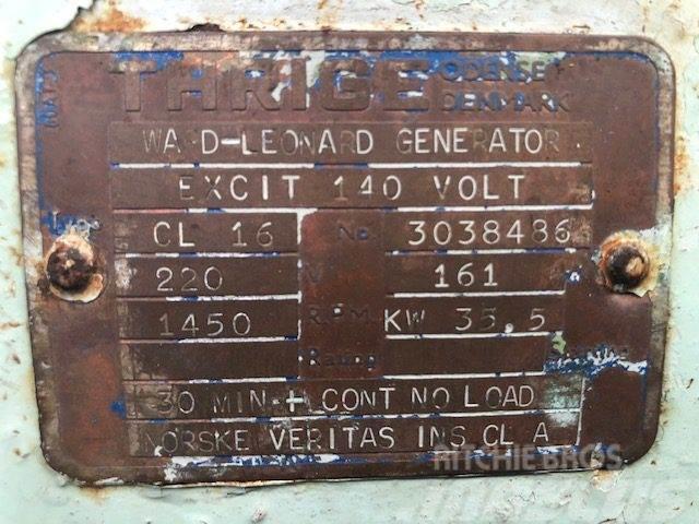  35.5 kW Thrige CL 16 Generator Muut generaattorit