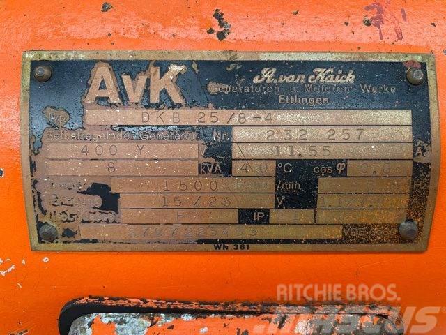  40 kVA AVK DKB 25/8-4 Generator Muut generaattorit