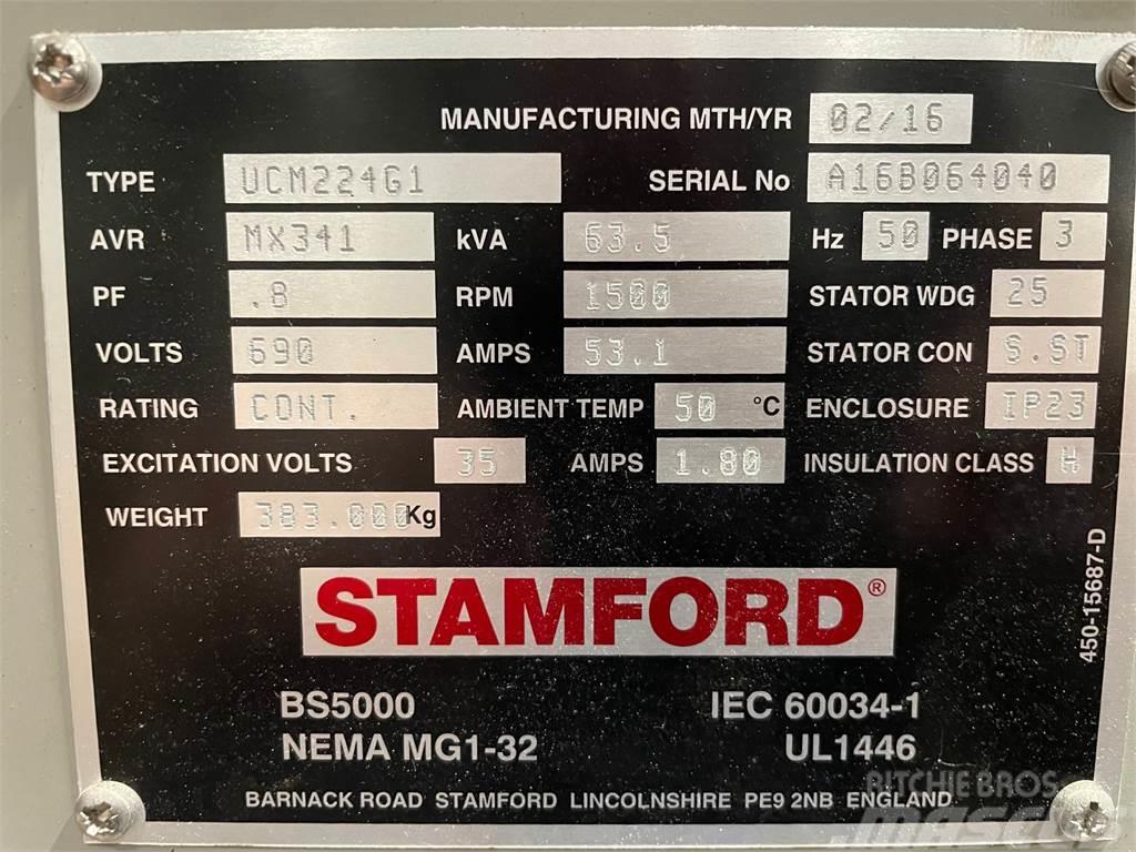  63.5 kva Stamford UCM224G1 generator (løs) Muut generaattorit