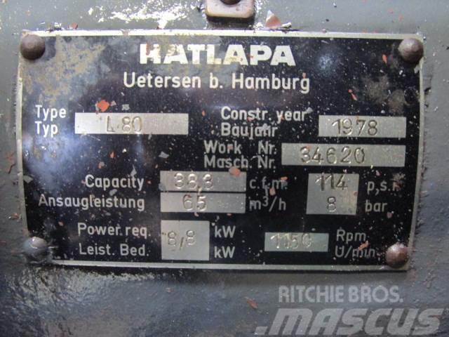 Hatlapa luftkompressor Type L80 Kompressorit