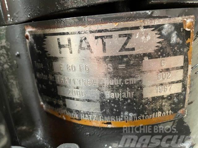 Hatz E80FG 1 cylinder motor Moottorit