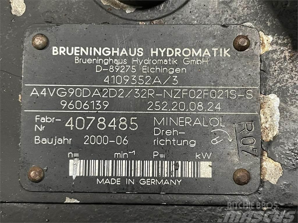  Hydrostat Brueninghaus Hydromatik A4VG90DA2D2/32R- Hydrauliikka