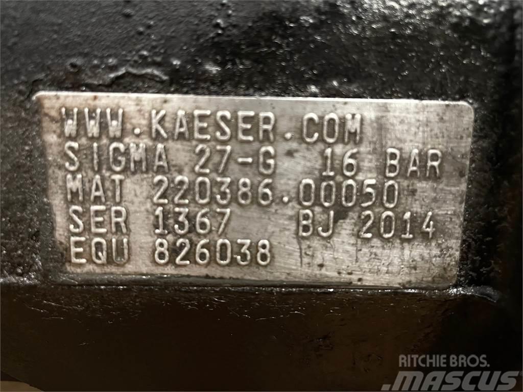  Kompressor ex. Kaeser M122 - 16 Bar Kompressorit