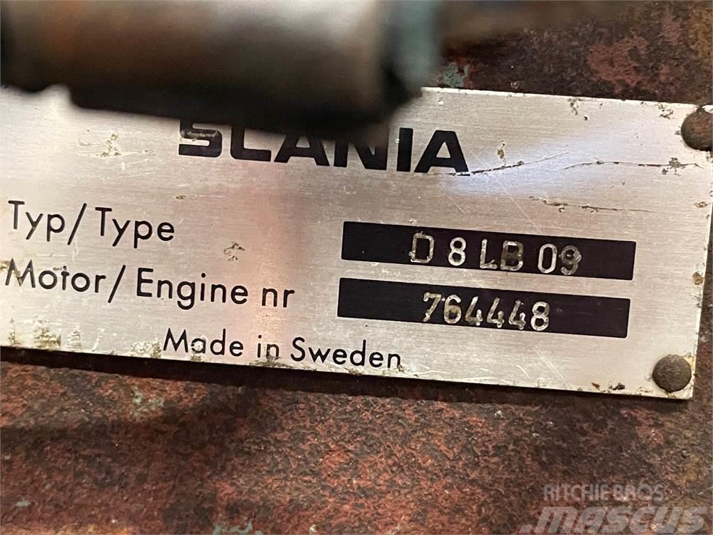 Scania D8L B09 motor. Moottorit
