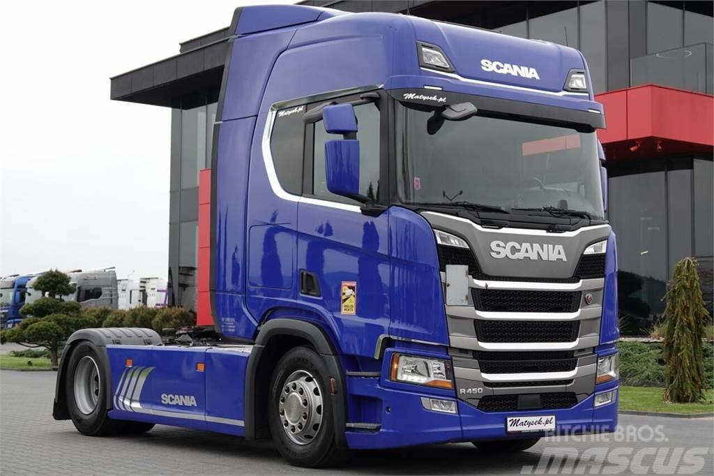 Scania R 450 / RETARDER / NOWY MODEL / OPONY 100 % Vetopöytäautot
